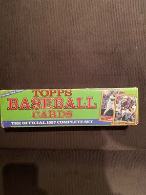 1987 Topps Baseball Card Complete Set 1-792 Barry Bonds RC